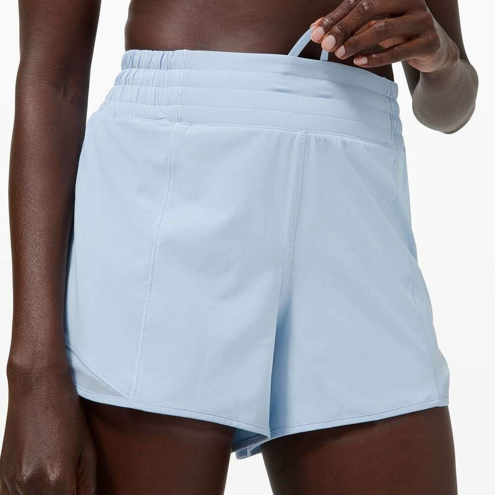 Lululemon Hotty Hot Light Blue Shorts